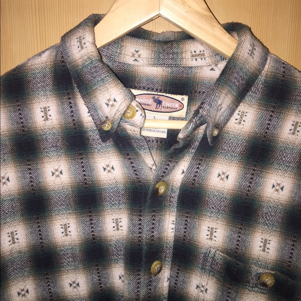 FLANNEL BUTTON DOWN - Picture 2 of 5